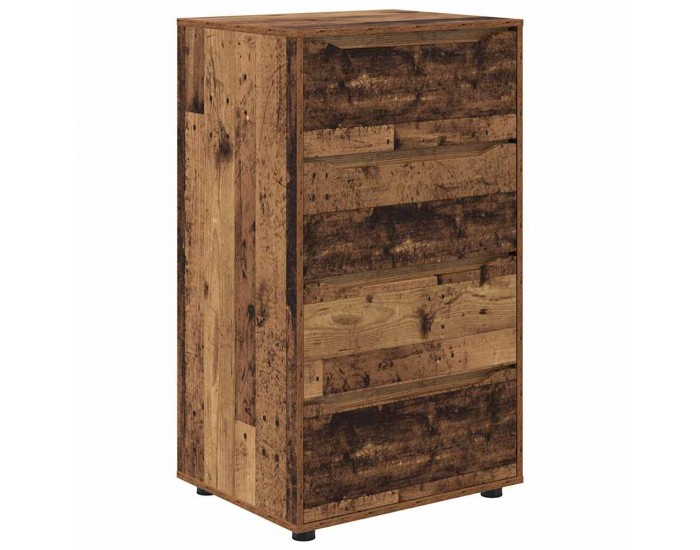 Sonata H Шкафове за съхранение 2 pcs Старо дърво 60 x 48 x 105 см