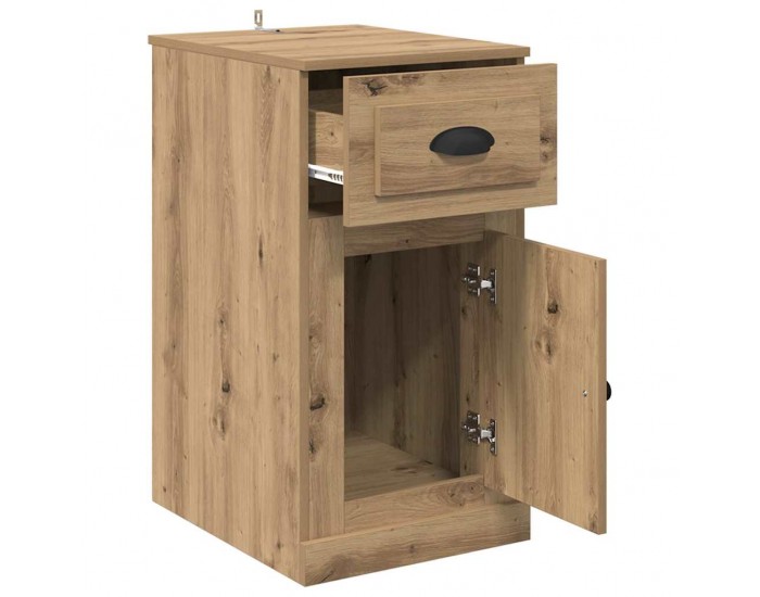 Sonata H Страничен шкаф Дъб 40 x 50 x 75 см Инженерно дърво