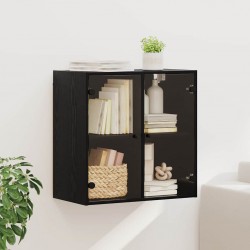 Sonata H Стенен шкаф Черния дъб 68 x 37 x 68,5 см Инженерно дърво - Гардероби