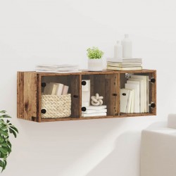 Sonata H Стенен шкаф Старо дърво 102 x 37 x 35 см Инженерно дърво - Гардероби