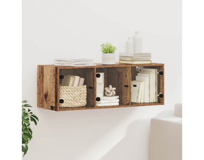 Sonata H Стенен шкаф Старо дърво 102 x 37 x 35 см Инженерно дърво
