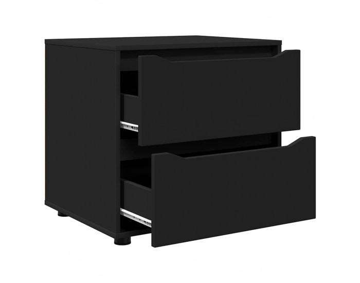 Sonata H Шкаф за съхранение Черно 60 x 48 x 57 см Инженерно дърво