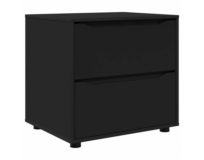 Sonata H Шкаф за съхранение Черно 60 x 48 x 57 см Инженерно дърво