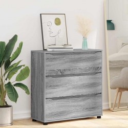 Sonata H Шкаф за съхранение Сив Сонома 80 x 31 x 81 см Инженерно дърво - Гардероби