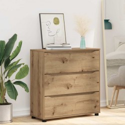 Sonata H Шкаф за съхранение Дъб 80 x 31 x 81 см Инженерно дърво - Гардероби