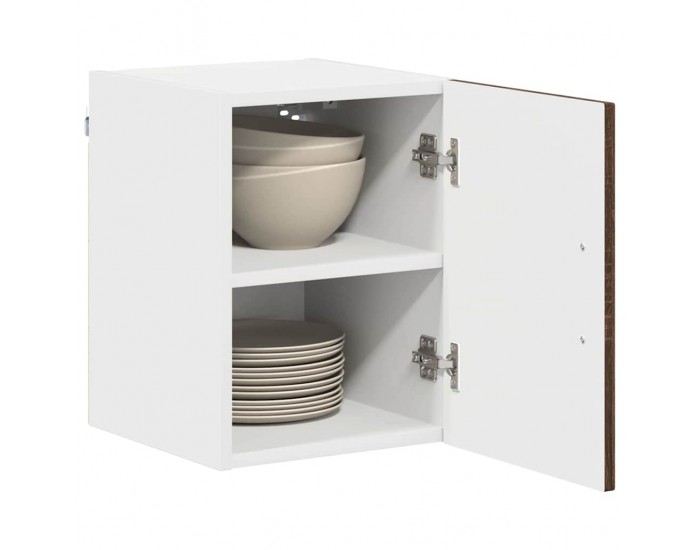 Sonata H Горен кухненски шкаф с рафт 2 pcs Кафяв дъб 30 x 31 x 40 см