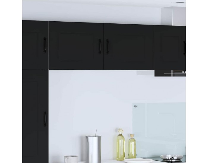 Sonata H Горен кухненски шкаф с рафт с врата 2 pcs Черно 50 x 31 x 40 см