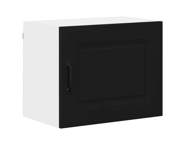 Sonata H Горен кухненски шкаф с рафт с врата 2 pcs Черно 50 x 31 x 40 см