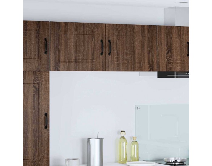 Sonata H Горен кухненски шкаф с рафт 2 pcs Кафяв дъб 50 x 31 x 40 см