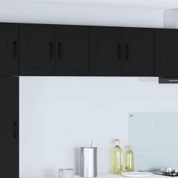 Sonata H Горен кухненски шкаф Черно 60 x 31 x 40 см Инженерно дърво - Модулни кухни