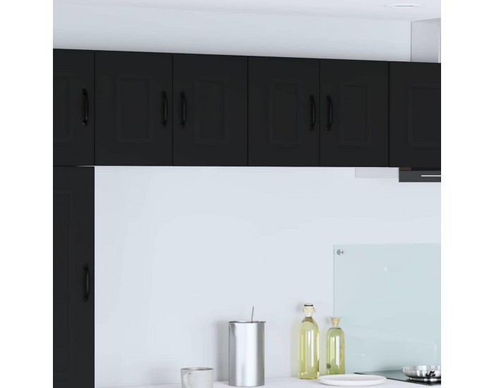 Sonata H Горен кухненски шкаф Черно 60 x 31 x 40 см Инженерно дърво