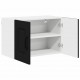 Sonata H Горен кухненски шкаф Черно 60 x 31 x 40 см Инженерно дърво