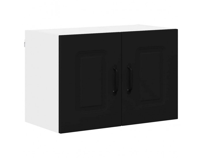 Sonata H Горен кухненски шкаф с рафт с врата 2 pcs Черно 60 x 31 x 40 см