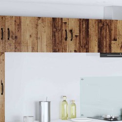 Sonata H Горен кухненски шкаф с рафт с врата Старо дърво 80 x 31 x 40 см - Модулни кухни