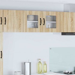 Sonata H Горен кухненски шкаф Сонома дъб 80 x 31 x 40 см Инженерно дърво - Модулни кухни