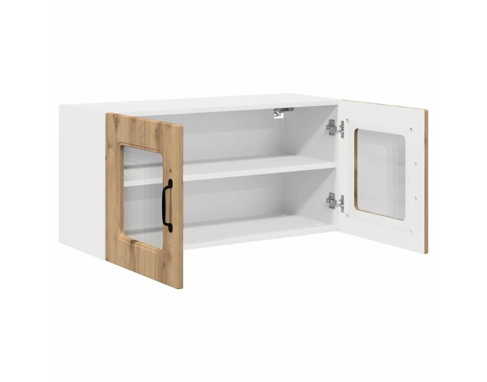 Sonata H Горен кухненски шкаф с рафт Дъб 80 x 31 x 40 см Инженерно дърво