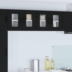Sonata H Горен кухненски шкаф Черно 60 x 31 x 40 см Инженерно дърво - Модулни кухни