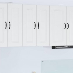 Sonata H Горен кухненски шкаф с рафт Лъскаво бяло 30 x 31 x 80 см - Модулни кухни