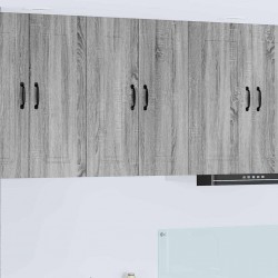Sonata H Горен кухненски шкаф с рафт 2 pcs Сив Сонома 30 x 31 x 80 см - Модули Sonata