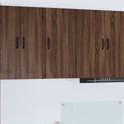 Sonata H Горен кухненски шкаф Кафяв дъб 40 x 31 x 80 см Инженерно дърво - Модули Sonata