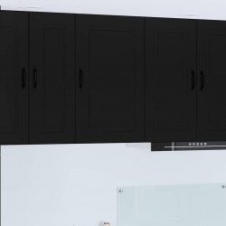 Sonata H Горен кухненски шкаф Черно 50 x 31 x 80 см Инженерно дърво - Модули Sonata