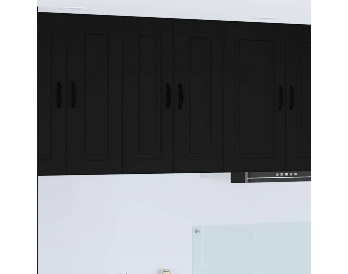 Sonata H Горен кухненски шкаф Черно 60 x 31 x 80 см Инженерно дърво