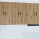 Sonata H Горен кухненски шкаф с рафт Дъб 60 x 31 x 80 см Инженерно дърво
