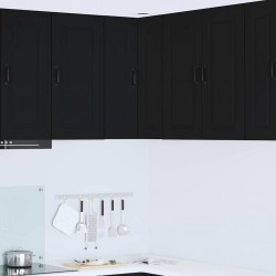 Sonata H Горен кухненски шкаф Черно 57 x 57 x 80 см Инженерно дърво - Модулни кухни