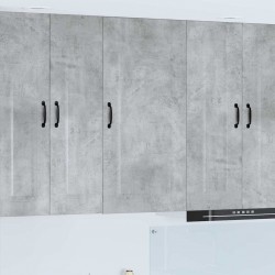 Sonata H Горен кухненски шкаф с рафт Циментено сиво 50 x 31 x 100 см - Модулни кухни
