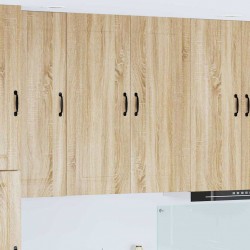 Sonata H Горен кухненски шкаф с рафт с врата Сонома дъб 80 x 31 x 100 см - Модулни кухни