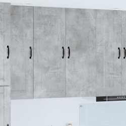 Sonata H Горен кухненски шкаф с рафт Циментено сиво 80 x 31 x 100 см - Модулни кухни