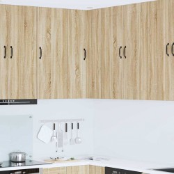 Sonata H Горен кухненски шкаф с рафт с врата Сонома дъб 57 x 57 x 100 см - Модулни кухни