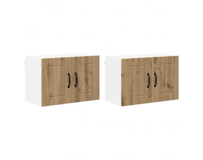 Sonata H Кухненски стени шкафове с рафт 2 pcs Дъб 60 x 31 x 40 см