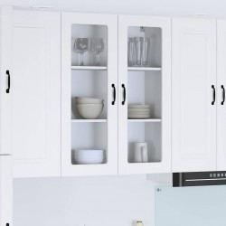 Sonata H Горен кухненски шкаф Бяло 80 x 31 x 100 см Инженерно дърво - Модулни кухни