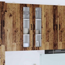 Sonata H Горен кухненски шкаф с рафт Старо дърво 60 x 31 x 100 см - Модулни кухни