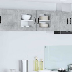 Sonata H Горен кухненски шкаф 2 pcs Циментено сиво 40 x 31 x 40 см - Модули Sonata