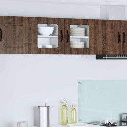Sonata H Горен кухненски шкаф с рафт 2 pcs Кафяв дъб 40 x 31 x 40 см - Модулни кухни