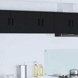 Sonata H Горен кухненски шкаф с рафт с врата 2 pcs Черно 30 x 31 x 40 см - Модулни кухни