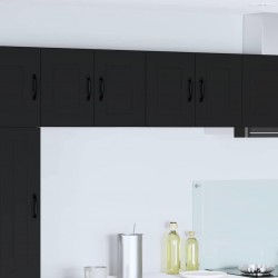 Sonata H Горен кухненски шкаф с рафт с врата 2 pcs Черно 60 x 31 x 40 см - Модулни кухни