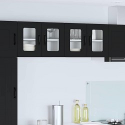 Sonata H Горен кухненски шкаф Черно 60 x 31 x 40 см Инженерно дърво - Модулни кухни