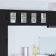 Sonata H Горен кухненски шкаф Черно 60 x 31 x 40 см Инженерно дърво