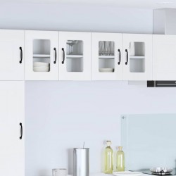 Sonata H Горен кухненски шкаф с рафт Лъскаво бяло 60 x 31 x 40 см - Модулни кухни