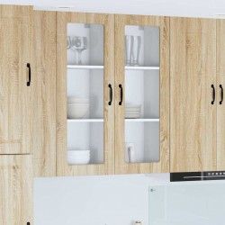 Sonata H Горен кухненски шкаф с рафт с врата Сонома дъб 40 x 31 x 100 см - Модули Sonata