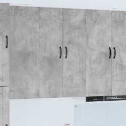 Sonata H Горен кухненски шкаф с рафт Циментено сиво 30 x 31 x 100 см - Модулни кухни