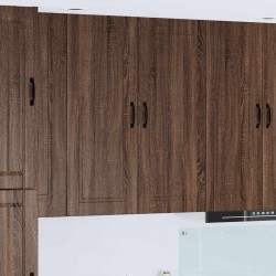 Sonata H Горен кухненски шкаф Кафяв дъб 40 x 31 x 100 см Инженерно дърво - Модули Sonata