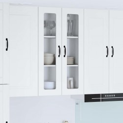 Sonata H Горен кухненски шкаф Бяло 60 x 31 x 100 см Инженерно дърво - Модулни кухни