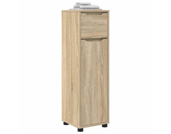 Sonata H Шкаф за баня Сонома дъб 30,5 x 30 x 101 см Инженерно дърво