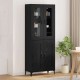 Sonata H Висок шкаф Черния дъб 69,5 x 34 x 180 см Инженерно дърво