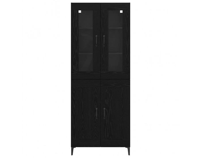 Sonata H Висок шкаф Черния дъб 69,5 x 34 x 180 см Инженерно дърво