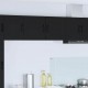 Sonata H Горен кухненски шкаф Черно 40 x 31 x 40 см Инженерно дърво